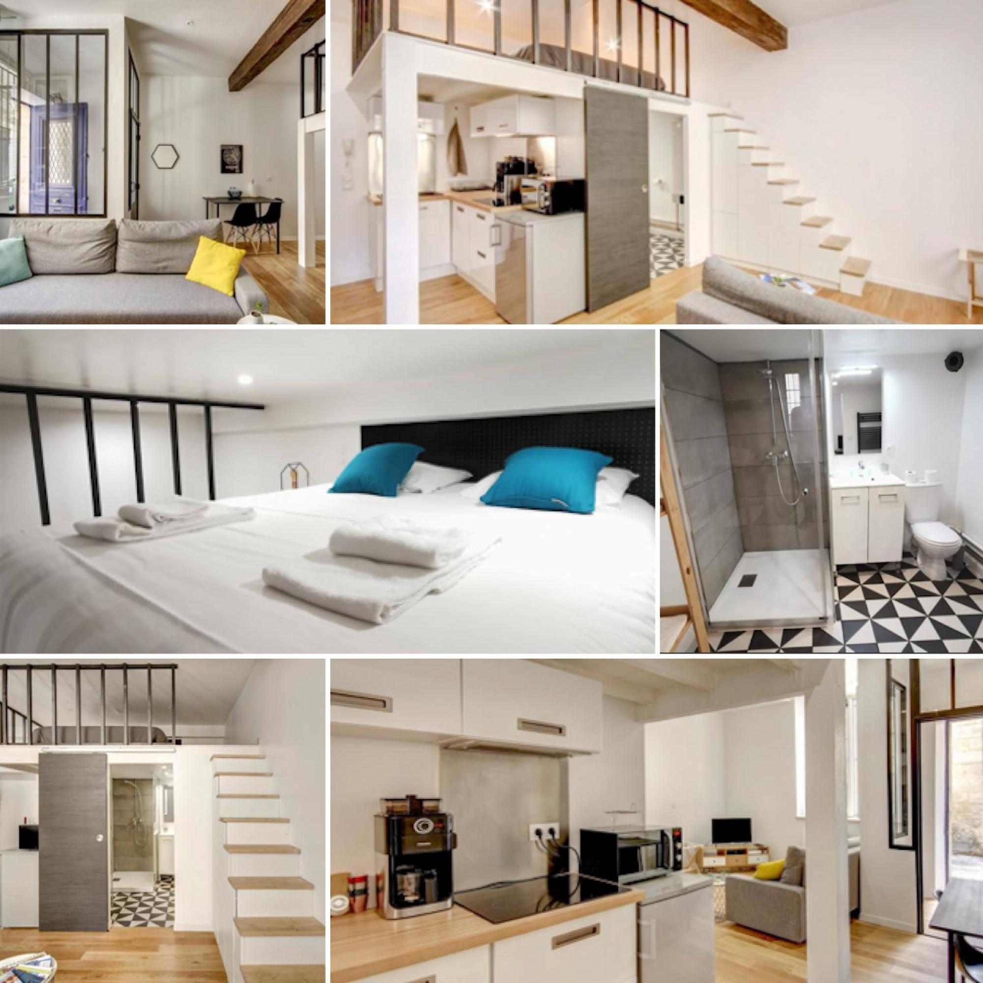Charmant Studio Loft Au Coeur De Bordeaux Luaran gambar