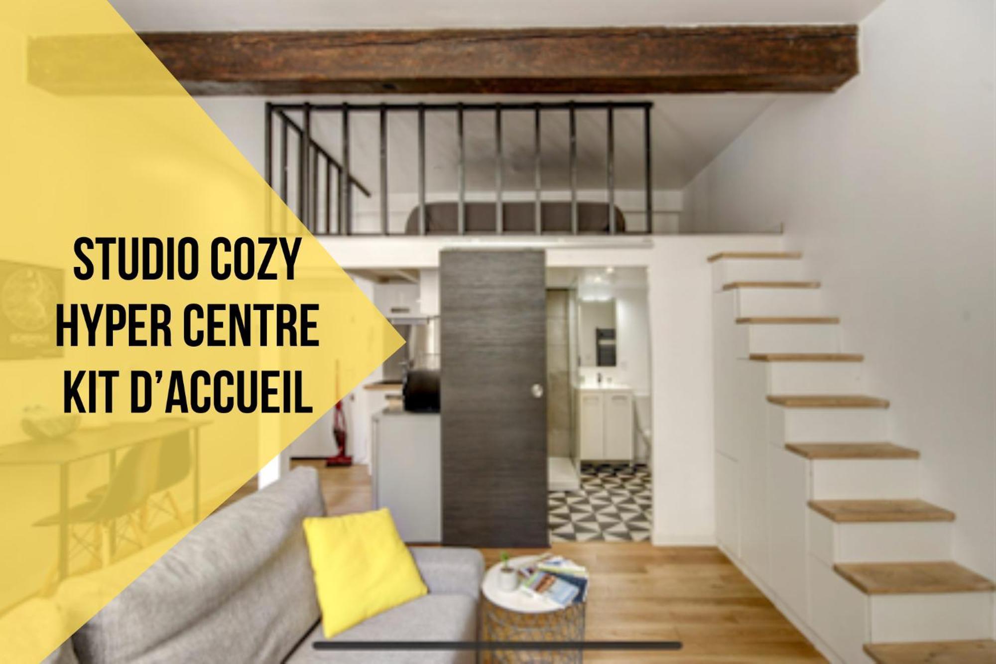 Charmant Studio Loft Au Coeur De Bordeaux Luaran gambar
